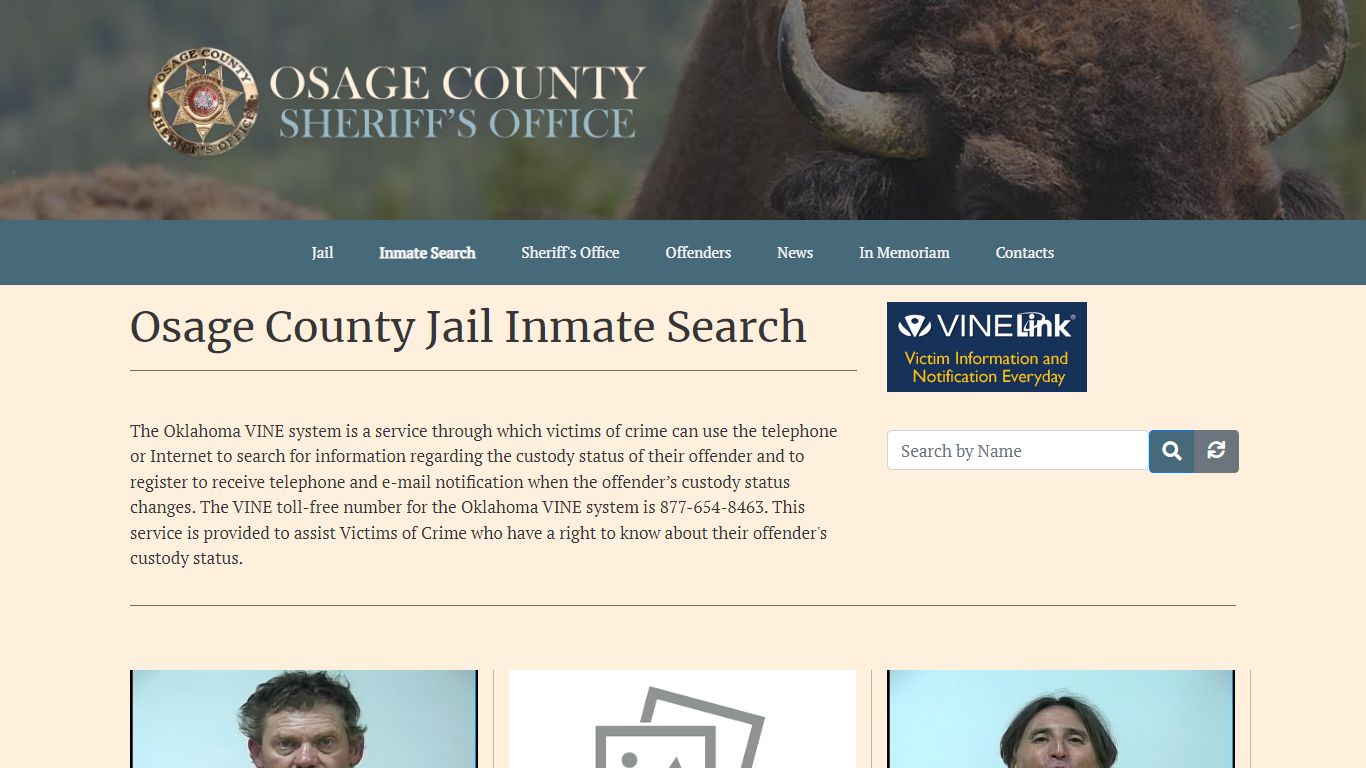 Inmate Search - Osage County Jail